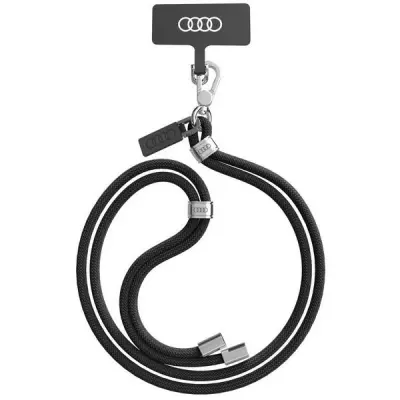 AUDI UNIVERZALNI TELEFON LANDY 120CM 6MM CROSSBODY ČRN ZA TELEFONE