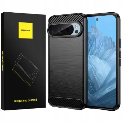 SPACECASE OVITEK CARBON COVER ZA GOOGLE PIXEL 9 9 PRO ČRN