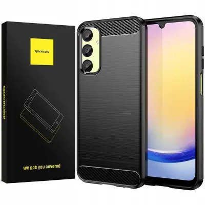 SPACECASE CASE CARBON OVITEK ZA SAMSUNG GALAXY A25 5G ČRN