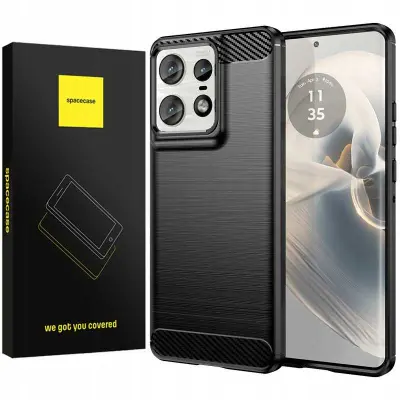 SPACECASE CASE CARBON COVER ZA MOTOROLA EDGE 50 PRO 5G BLACK