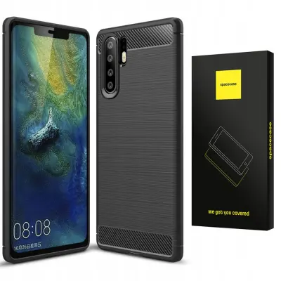 SPACECASE OVITEK CARBON COVER ZA HUAWEI P30 PRO ČRN