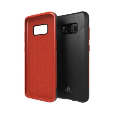ADIDAS SP SOLO OVITEK ZA TELEFON GALAXY S8 G950 ČRNO RDEČ