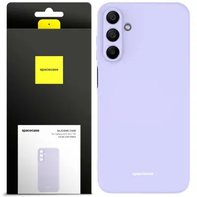 SPACECASE SILIKONSKI OVITEK GALAXY A15 4G 5G ZA SAMSUNG SVETLO VIJOLIČEN