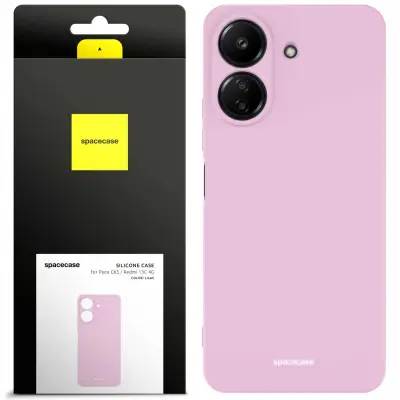 SILIKONSKI OVITEK SPACECASE ZA XIAOMI POCO C65 REDMI 13C 4G LILAC