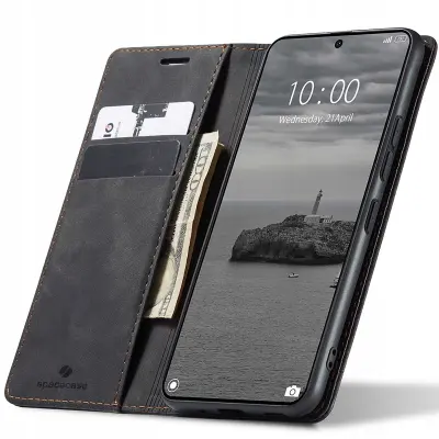 OVITEK SPACECASE WALLET CASE ZA POCO F6 PRO ČRN