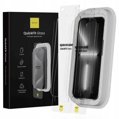SPACECASE QUICKFIT KALJENO STEKLO ZA IPHONE 13 13 PRO 14 SE4 2025