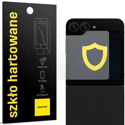 SPACECASE KALJENO STEKLO 2.5D ZA SAMSUNG GALAXY Z FLIP 6 PREDNJIM ZASLONOM