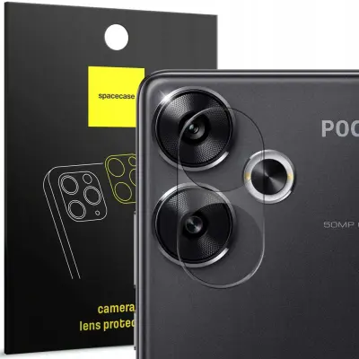 SPACECASE KALJENO STEKLO ZA POCO F6 5G SPREDNJA ZADNJA KAMERA