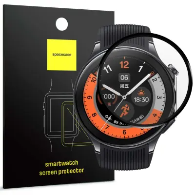 SPACECASE KALJENO STEKLO ZA OPPO WATCH X ZAŠČITA ZA ČRNI ZASLON