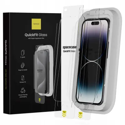 SPACECASE QUICKFIT KALJENO STEKLO ZA IPHONE 14 PRO 6,1 INCH