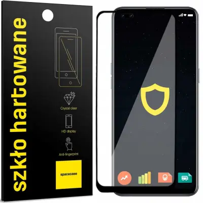 SPACECASE 5D KALJENO STEKLO ZA OPPO RENO 4 SOLIDNA ZAŠČITNA FOLIJA