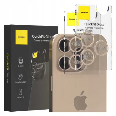 SPACECASE KALJENO STEKLO ZA KAMERO ZA IPHONE 16 PRO MAX DESERT TITAN