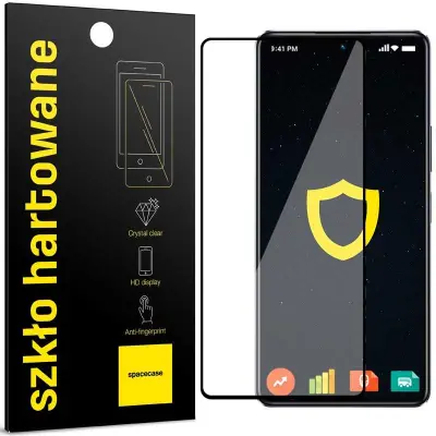 SPACECASE 5D KALJENO STEKLO ZA INFINIX NOTE 30 PRO ZAŠČITA ČRNEGA ZASLONA
