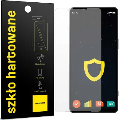 SPACECASE KALJENO STEKLO 2.5D ZA SONY XPERIA 1 VI ZAŠČITNO PROZOREN