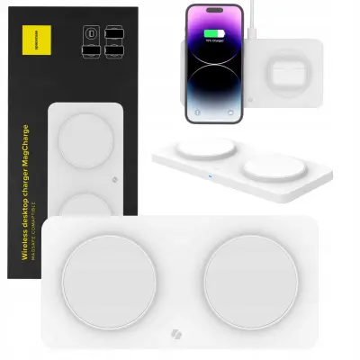 SPACECASE INDUKTIVNI POLNILEC ZA BREZŽIČNE DVOJNE TELEFONE ZA MAGSAFE