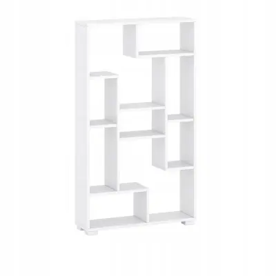 Stenska talna polica navpično vodoravno Barva: bela