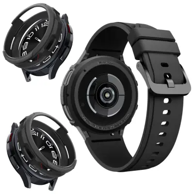 SPIGEN LIQUID AIR OVITEK ZA SAMSUNG GALAXY WATCH 6 CLASSIC 47MM MAT ČRNA