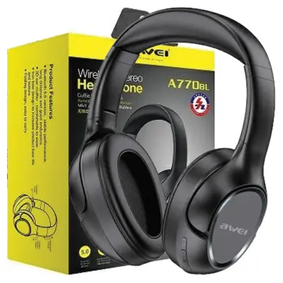 AWEI BLUETOOTH A770BL NAUŠESNE SLUŠALKE ČRNE/ČRNE ZA TELEFONE