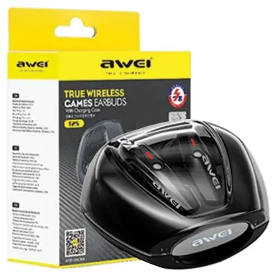 SLUŠALKE AWEI BLUETOOTH 5.3 T25 TWS + PRIKLJUČNA POSTAJA ČRNE ZA TELEFONE