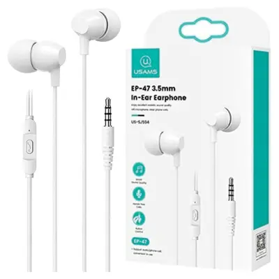 USAMS STEREO SLUŠALKE EP-47 3,5 MM ZA BEL TELEFON 1,2 M KABEL