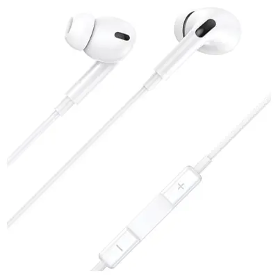 USAMS STEREO SLUŠALKE EP-41 ZA LIGHTNING ZA IPHONE WHITE 1,2M KABEL