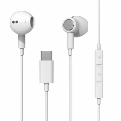 BELINE IN-EAR SLUŠALKE USB-C SK194 WHITE CASE SLUŠALKE ZA TELEFON