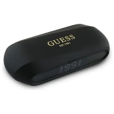 GUESS TWS BLUETOOTH SLUŠALKE S PRIKLJUČNO POSTAJO ZA TELEFON, ČRNE