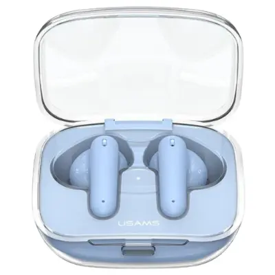 BREZŽIČNE SLUŠALKE USAMS BLUETOOTH 5.3 TWS BE16 ZA IPHONE MODRE