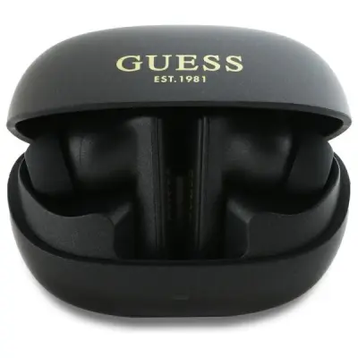 SLUŠALKE GUESS BLUETOOTH TWS S PRIKLJUČNO POSTAJO ZA TELEFON ČRNE