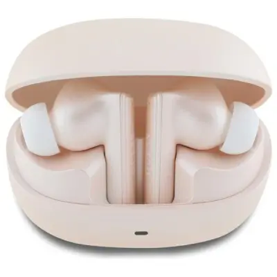 GUESS BREZŽIČNE TWS BLUETOOTH SLUŠALKE ZA TELEFON ROZA ROZA