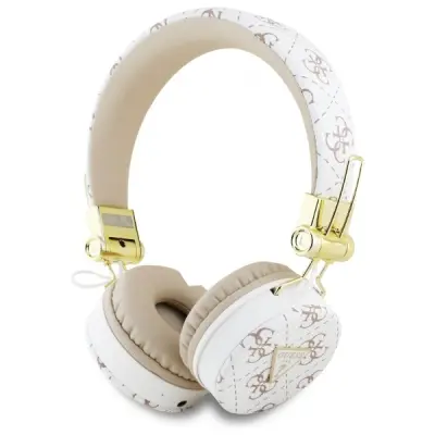 GUESS BREZŽIČNE BLUETOOTH ENC SLUŠALKE ZA TELEFON BELE