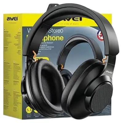 AWEI ON-EAR BLUETOOTH SLUŠALKE A997BL ČRNE/ČRNE ZA TELEFON, BAS