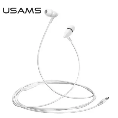 USAMS 3,5MM STEREO IN-EAR SLUŠALKE ZA TELEFONE BELE EP-37