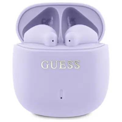 SLUŠALKE GUESS BLUETOOTH TWS S PRIKLJUČNO POSTAJO ZA TELEFON VIJOLIČNE