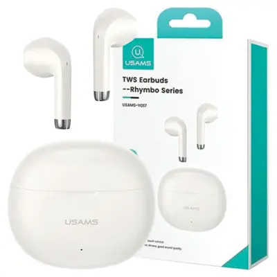 USAMS BLUETOOTH 5.3 TWS RHYMBO SLUŠALKE BREZŽIČNE ZA TELEFON BEŽ