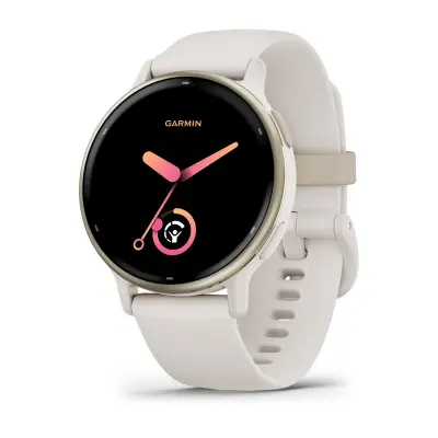 Vrnjen artikel - GARMIN Vivoactive 5, 42mm ivory/cream gold pametna ura