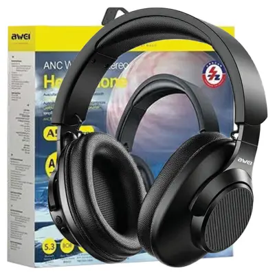 AWEI A997 PRO ANC BLUETOOTH ON-EAR SLUŠALKE ZA PAMETNE TELEFONE, ČRNE