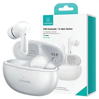 USAMS BLUETOOTH 5.3 TWS SLUŠALKE X-DON SERIJA ZA TELEFONE BELE