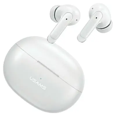 USAMS BLUETOOTH 5.3 TWS ENC BREZŽIČNE SLUŠALKE ZA TELEFONE BELE
