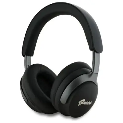 GUESS ON-EAR SLUŠALKE BLUETOOTH ANC ETUI ZA TELEFON ČRNO ČRNO