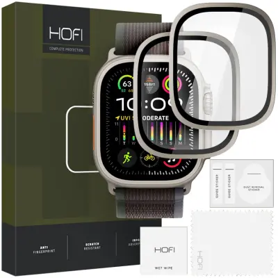 HOFI KALJENO STEKLO ZA APPLE WATCH ULTRA 1/2 (49 MM) TITANIUM 2-PAK.