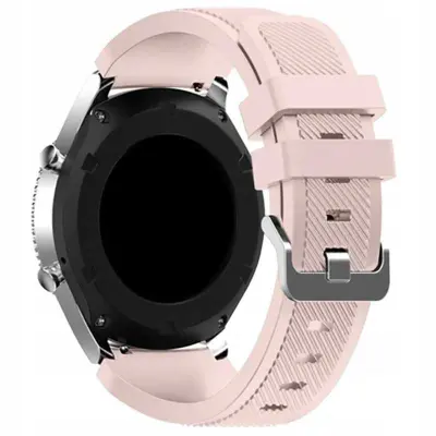SPACECASE PAŠEK ZA URO 20MM SVETLO ROZA USNJEN ZA APPLE WATCH