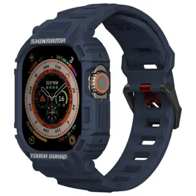 SKINARMA MECHA 2V1 ETUI PAŠEK ZA APPLE WATCH 49MM NAVY NAVY