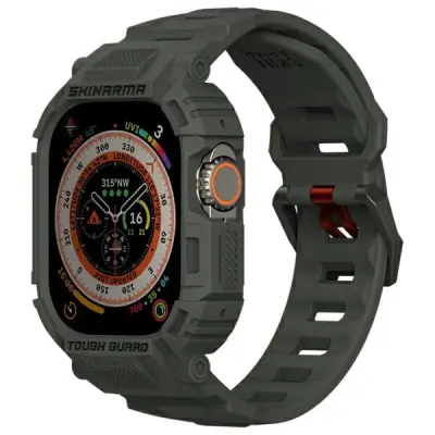 SKINARMA PAS + ETUI MECHA 2V1 ZA APPLE WATCH 49MM OLIVE CASE