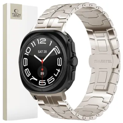 TECH-PROTECT STEEL PAŠEK ZA SAMSUNG GALAXY WATCH ULTRA 47MM TITANIUM