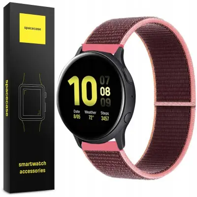 SPACECASE PAŠEK ZA URO 20MM VIJOLIČNO ROZA ZA APPLE WATCH 1 2 3 4 5 6 SE