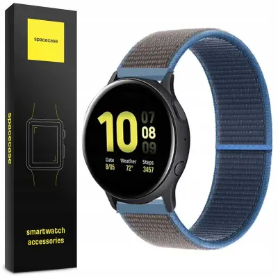 SPACECASE PAŠEK ZA URO 20MM SURF BLUE ZA APPLE WATCH 1 2 3 4 5 6 SE