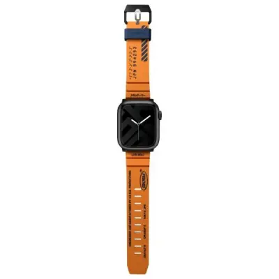 SKINARMA SHOKKU PAŠEK ZA APPLE WATCH 45/44/42MM ORANŽNO OHIŠJE