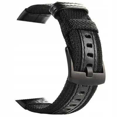 SPACECASE PAŠEK ZA URO SC GEAR STRAP 20MM ČRN NEPREMOČLJIV
