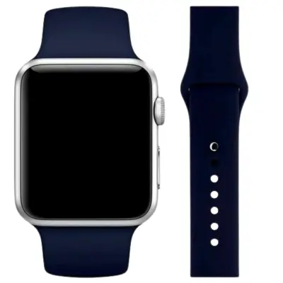 SILIKONSKI PAŠEK MERCURY ZA APPLE WATCH 42/44/45 MM MODER NAVY